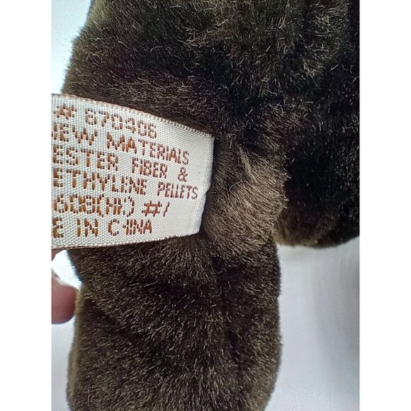 Velvets Teddy Bear Brown Plush Greek 62960 Sitting Soft Stuffed Animal 8 Inch - Picture 8 of 10